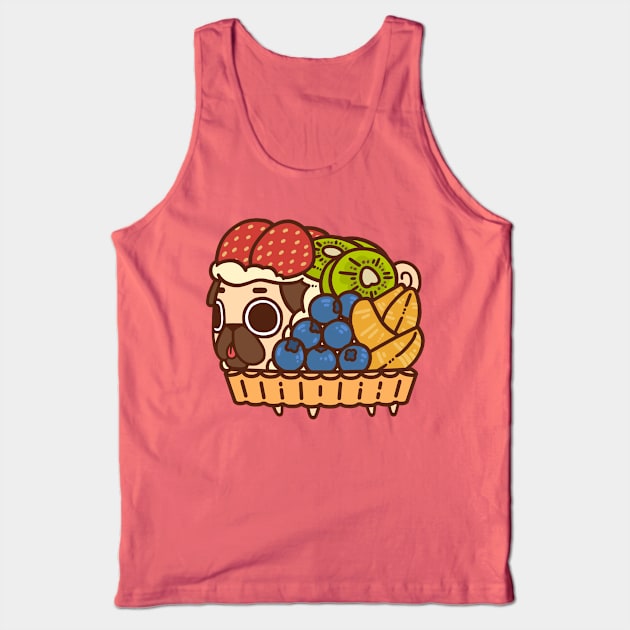 Fruit Tart Puglie Tank Top by Puglie Pug 